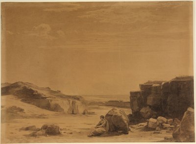 Hagar na pustyni (Księga Rodzaju 21, 16) autorstwa Johann Wilhelm Schirmer