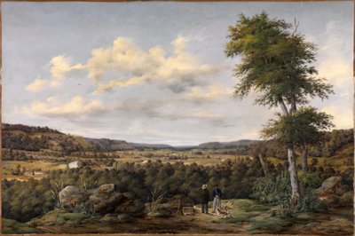 Krajobraz w Belgii autorstwa Johann Wilhelm Schirmer