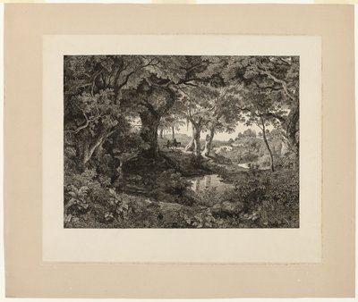 Wielki włoski krajobraz autorstwa Johann Wilhelm Schirmer