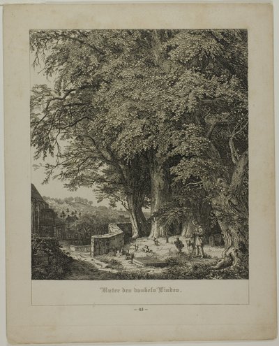 Pod cienistą lipą autorstwa Johann Wilhelm Schirmer