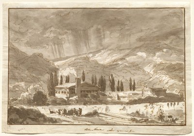 Burza nad górami w pobliżu Nocera autorstwa Johann Wolfgang von Goethe