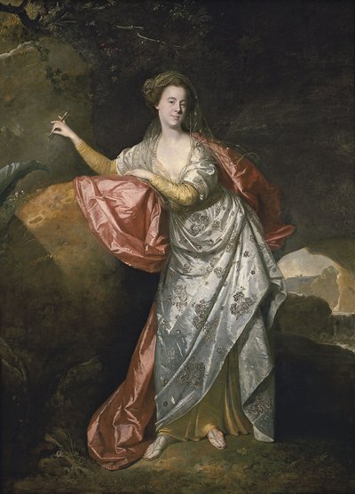 Ann Cargill z domu Brown jako Miranda w Burzy Szekspira. Londyn, teatr Covent Garden autorstwa Johann Zoffani