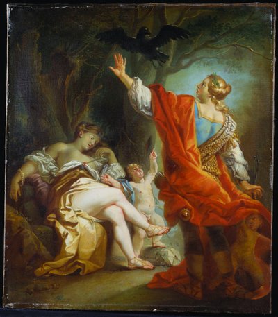 Apollo zabija Coronisa, 1759 autorstwa Johan Joseph Zoffany