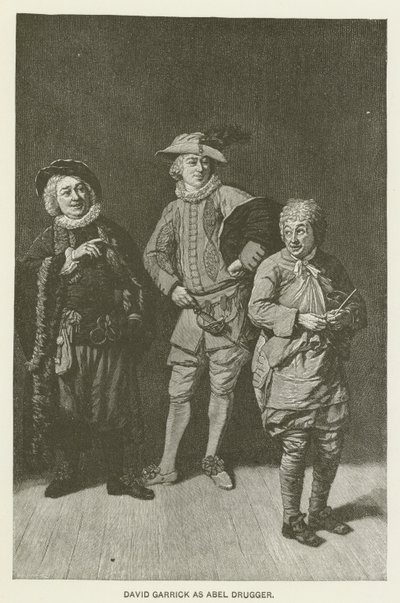 David Garrick jako Abel Drugger autorstwa Johan Joseph Zoffany