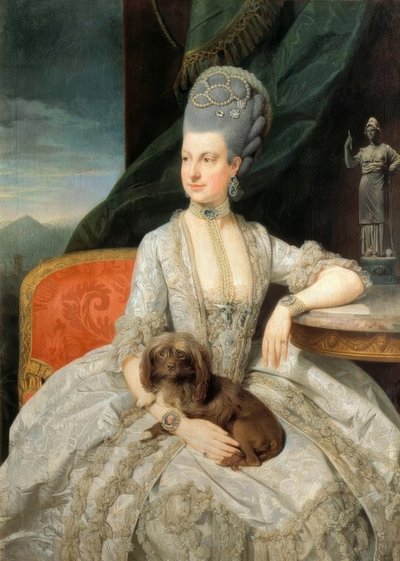 Marie Christine od. Austria / Zoffany autorstwa Johan Joseph Zoffany