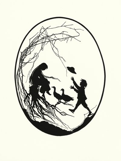 Die Gansemagd (litografia) autorstwa Johanna Beckmann
