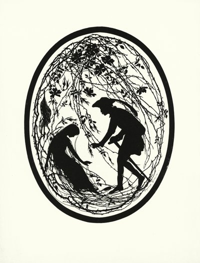 Dornroschen (litografia) autorstwa Johanna Beckmann
