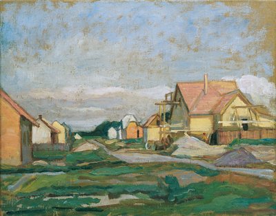 podmiejska osada autorstwa Johanna Kampmann Freund