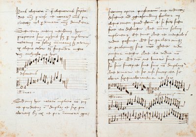 Strona z książki o teorii muzyki autorstwa Johannesa Tinctoris autorstwa Johannes (c.1435 1511) Tinctoris