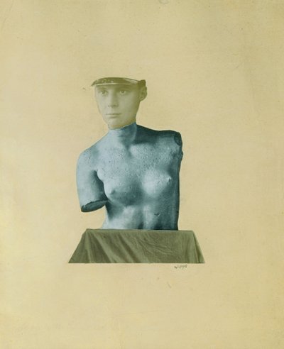 Typique amalgame vertical du Dada Baargeld - Typowy pionowy bałagan jako obraz Dada Baargeld - Johannes Theodor Baargeld (Zentrodada) (1892-1927). Media mieszane na pokładzie autorstwa Johannes Baargeld