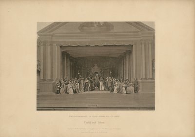 Pasja z Ober-Ammergau - Vasthi i Esther autorstwa Johannes Bernhard