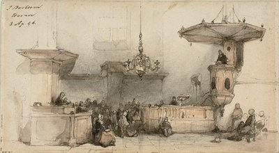 Wnętrze kościoła autorstwa Johannes Bosboom