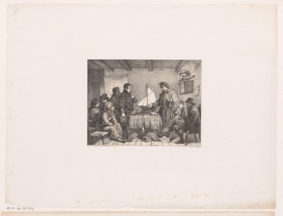 Wypłata chłopców ze statku autorstwa Johannes Christiaan d