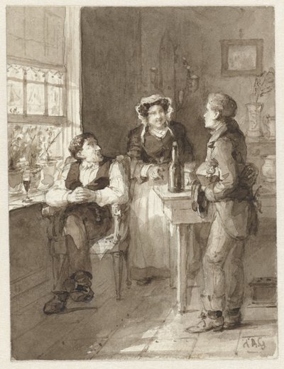 Posłaniec autorstwa Johannes Christiaan d