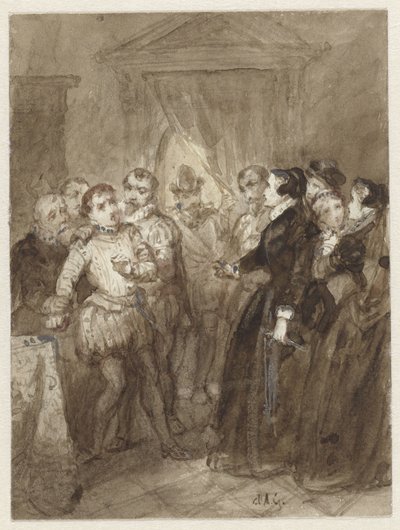 Scena z wojny osiemdziesięcioletniej autorstwa Johannes Christiaan d