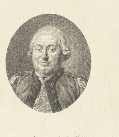 Portret inżyniera Cornelis Rozsądność autorstwa Johannes Cornelis Mertens
