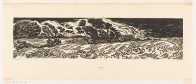 Bandjir (oryginalny tytuł na obiekcie) autorstwa Johannes Frederik Engelbert ten Klooster (signed by artist)