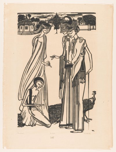 De aalmoes (oryginalny tytuł na obiekcie) autorstwa Johannes Frederik Engelbert ten Klooster (signed by artist)