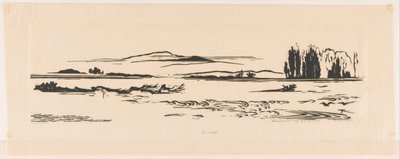 Riviermonding N. N. Gwinea (oryginalny tytuł na obiekcie) autorstwa Johannes Frederik Engelbert ten Klooster (signed by artist)