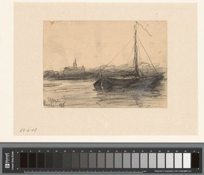 Widok na Haarlem z wody autorstwa Johannes Gijsbert Vogel