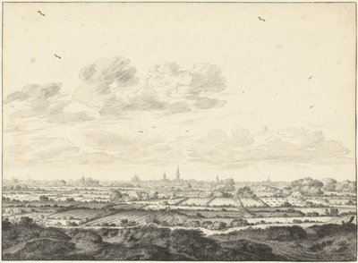 Widok na Middelburg autorstwa Johannes Goedaert