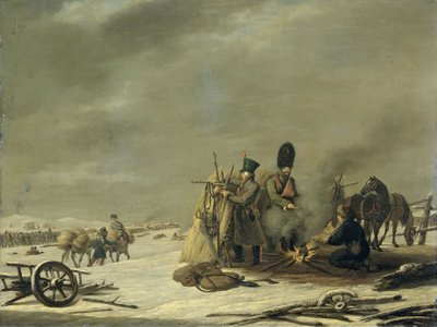 Biwak pod Molodechno, 3-4 grudnia 1812: Epizod z odwrotu Napoleona z Rosji autorstwa Johannes Hari