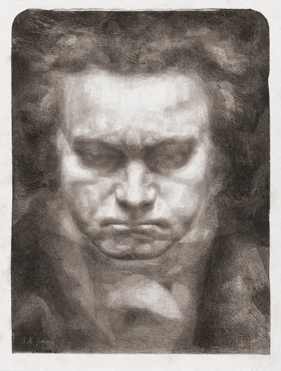 Ludwig van Beethoven, portret autorstwa Johannes Hendricus Fekkes