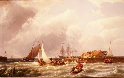 Usta Portu autorstwa Johannes Hermann Barend Koekkoek