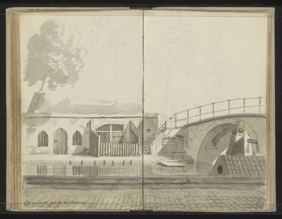 Weesbrug nad Oudegracht w Utrechcie autorstwa Johannes Huibert Prins