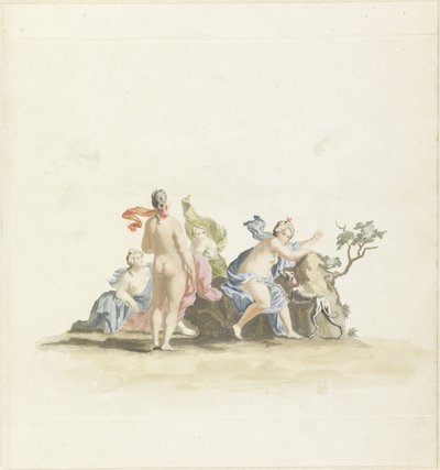 Diana i jej nimfy autorstwa Johannes Jacobsz van den Aveele (attributed to)