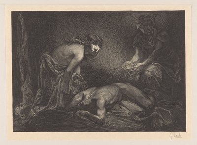 Judyta i służąca z głową i ciałem Holofernesa autorstwa Johannes Josephus Aarts (signed by artist)