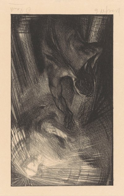 Wygląd świetlistej postaci autorstwa Johannes Josephus Aarts (signed by artist)