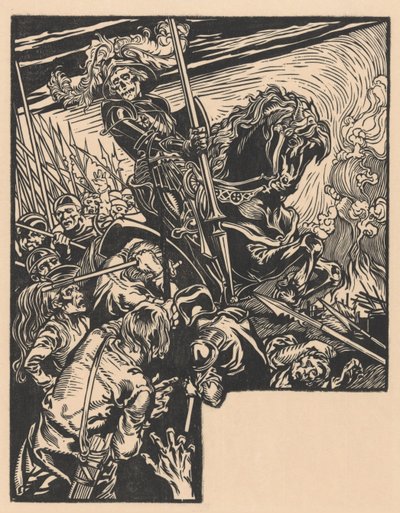 Śmierć w bitwie autorstwa Johannes Josephus Aarts