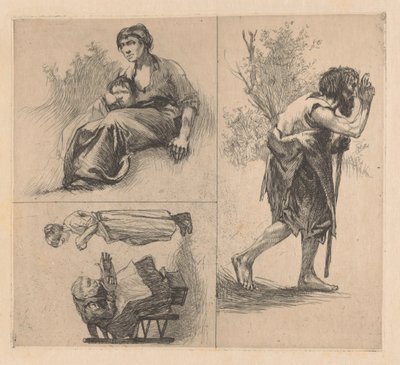 Trzy spektakle z postaciami ludzkimi autorstwa Johannes Josephus Aarts