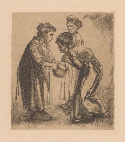 Trzy kobiety z doniczką autorstwa Johannes Josephus Aarts