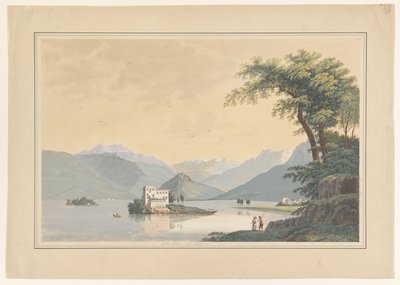 Widok na Isola Madre w jeziorze Maggiore autorstwa Johannes Josephus Aarts