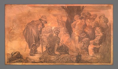 Grupa mężczyzn i kobiet na drzewie autorstwa Johannes Josephus Aarts