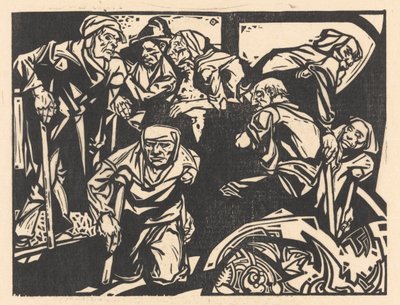Mężczyźni o kulach autorstwa Johannes Josephus Aarts