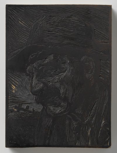 Męska głowa w lewo autorstwa Johannes Josephus Aarts