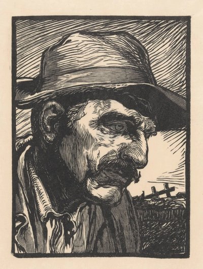 Portret nieznanego mężczyzny autorstwa Johannes Josephus Aarts