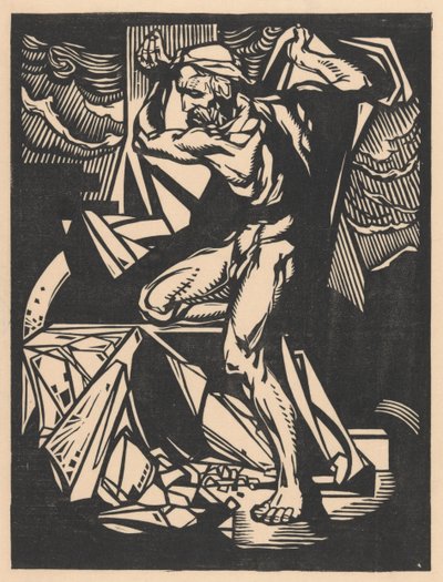 Samson niszczy filary świątyni autorstwa Johannes Josephus Aarts