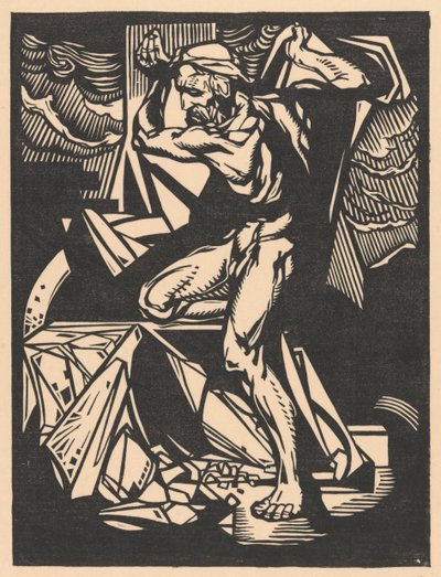 Samson niszczy filary świątyni autorstwa Johannes Josephus Aarts