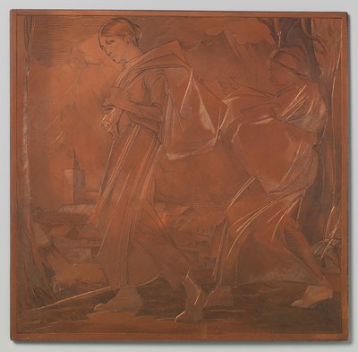 Dwie kobiety, obie niosą torbę autorstwa Johannes Josephus Aarts