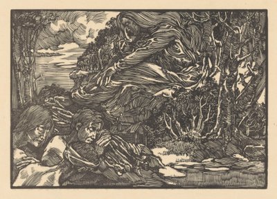 Wygląd w lesie autorstwa Johannes Josephus Aarts