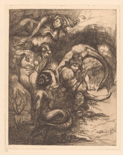 Pięć syren autorstwa Johannes Josephus Aarts