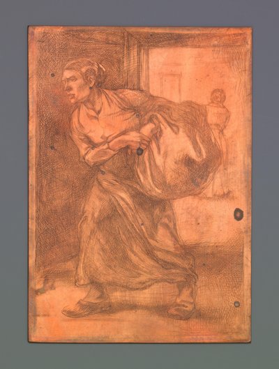 Kobieta niesie belę autorstwa Johannes Josephus Aarts
