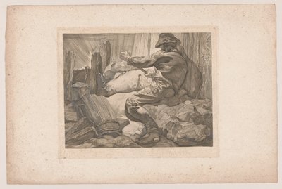 Wścibski robotnik autorstwa Johannes Josephus Aarts