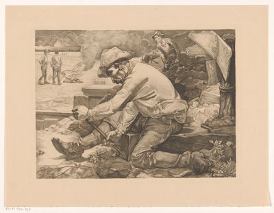 Wścibski robotnik autorstwa Johannes Josephus Aarts
