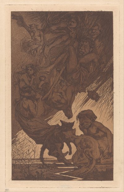 Pływający ludzie, fantastyczne stworzenia i koty autorstwa Johannes Josephus Aarts