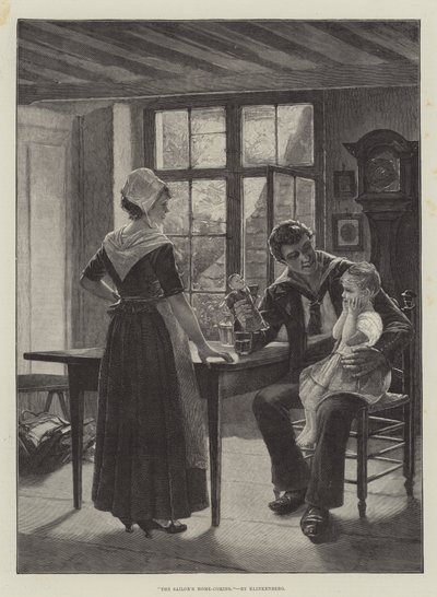 Powrót marynarza do domu autorstwa Johannes Karel Christian Klinkenberg